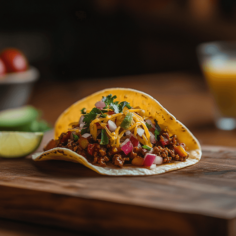 Receita de Tacos de Carne Moída: Um Jantar Rápido e Delicioso