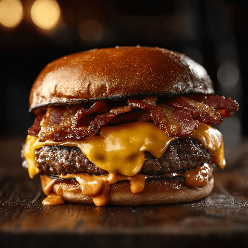 Receita de Hambúrguer com Cheddar e Bacon: Um Clássico Irresistível